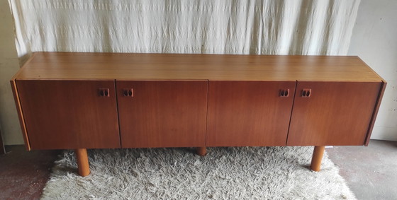 Image 1 of Dressoir van teakhout in Scandinavische stijl - jaren 60/70