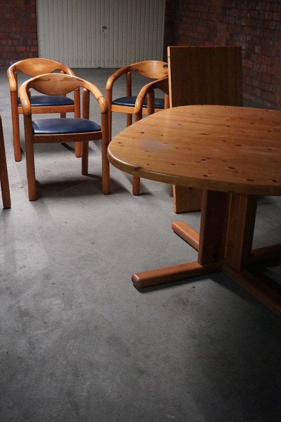 Image 1 of Rainer Daumiller 6 chaises + table