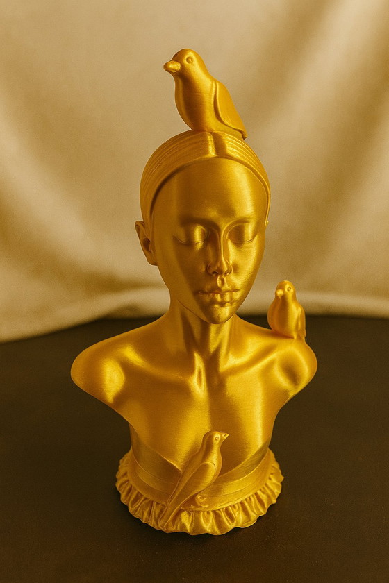 Image 1 of Mujer con pájaros