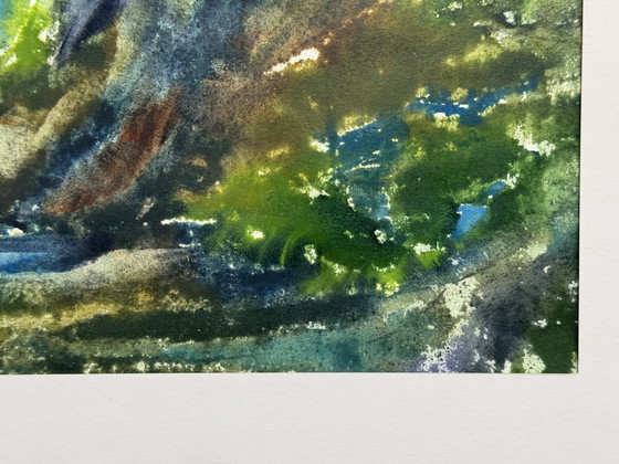 Image 1 of Eugene Eechaut (1928-2019) - dittico paesaggistico, firmato, anni '70