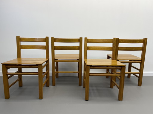 Ensemble vintage de 4 chaises "Stable" par Karin Mobring pour IKEA, 1977