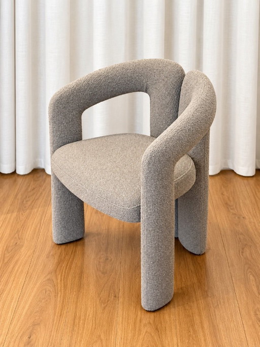 Set van 6 Cassina Dudet Stoelen van Patricia Urquiola – Bouclé – Uitstekende Staat