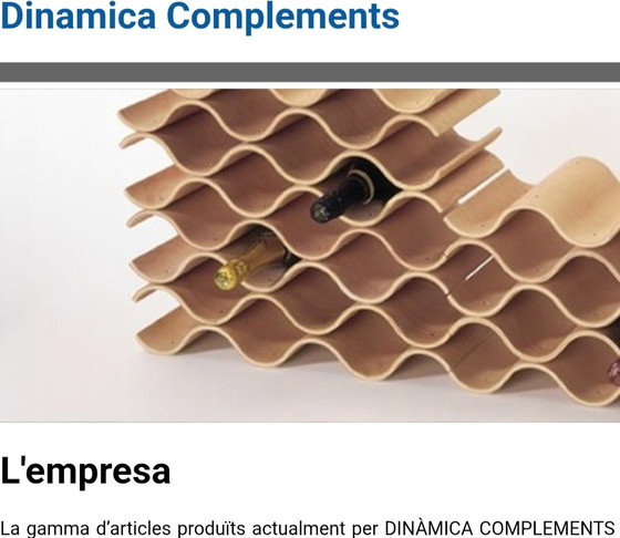 Image 1 of Portabottiglie Teula disegnato da Gonzalo Milá