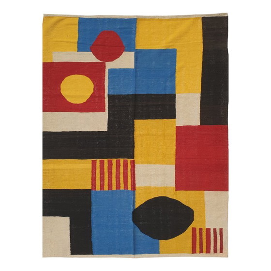 Sonia Delaunay Esquisse 1954 Kunstteppich/Wandteppich | Handgewebte Wolle | 175×247 cm – Teppiche & Läufer (photo 2 of 12)