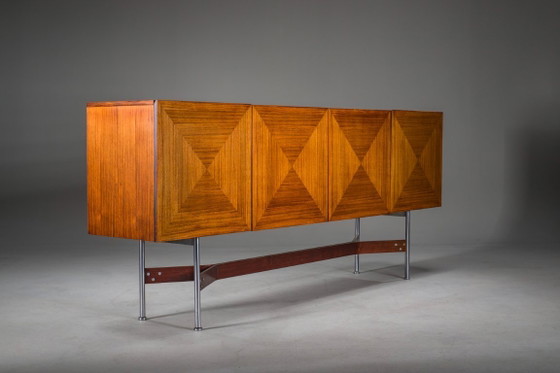 Image 1 of GLR-230 dressoir van palissanderhout, ontworpen door Rudolf Bernd Glatzel, jaren 60.