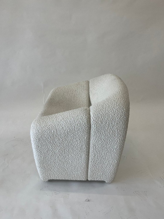 Sedia di design poltrona bouclé – Poltrone, Lana (photo 9 of 10)