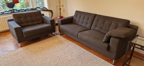 Image 1 of Leolux Sofa und Leolux Zweisitzer