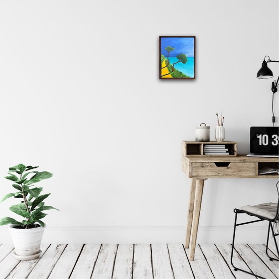 Image 1 of Óleo y acrílico sobre lienzo tensado. Tamaño 3F 27x22cm.