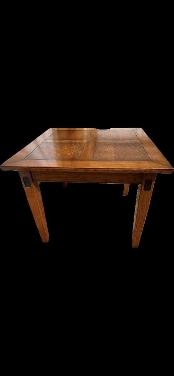 Image 1 of Table basse Art Nouveau en bois de cerisier