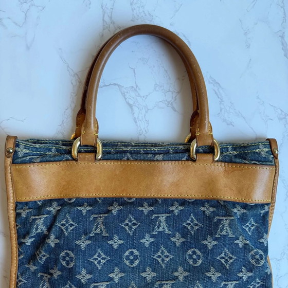 Louis Vuitton denim Sac Plat – Bolsos tote, Vintage (photo 16 of 27)