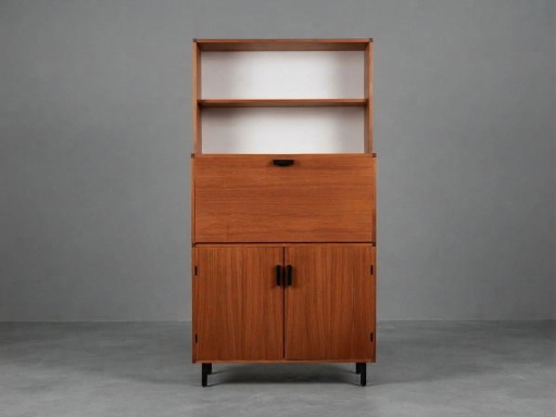 Cees Braakman voor Pastoe Teak Secretaire Kast – Jaren 60 – wandkast, Wood