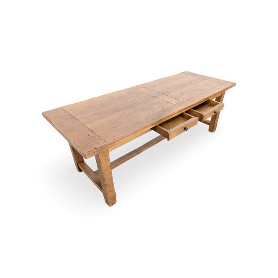 Image 1 of Französischer Esstisch 220cm Wirtstisch 1950 Antik Bauerntisch