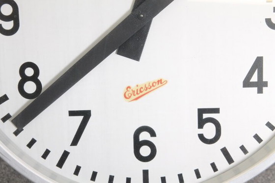 Image 1 of Two-sided Ericsson station clock, 1960s