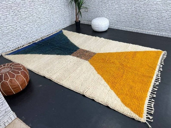 Handgefertigter Wollteppich 2.4/1.6m Marokkanisch – Teppiche & Läufer, Wool, Bohemian (photo 3 of 5)