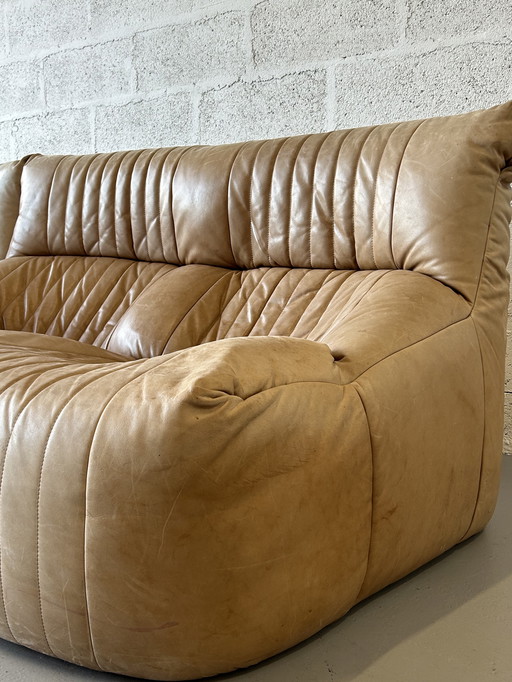 Ensemble canapé d’angle Aralia ligne roset en cuir