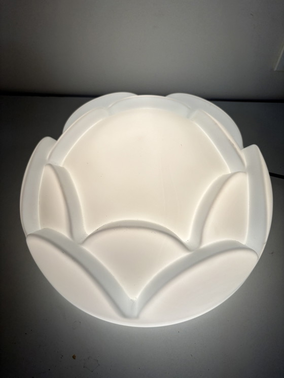 Image 1 of Artisjok / Seerose /Nizza wand - plafondlamp Peill Putzler uniek groot model 40cm