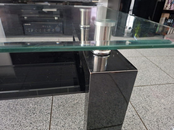 Tavolino da caffè in vetro, moderno, cromato – Tavolini da caffè, Chrome, Glass (photo 3 of 6)