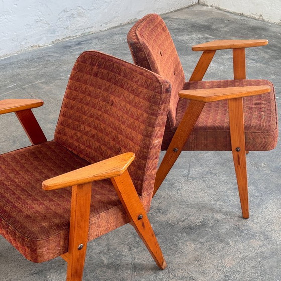 Image 1 of Ensemble de 4 fauteuils hongrois de style type 366, années 1960