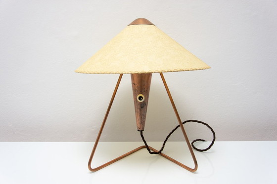Image 1 of Czech Mid-Century Tripod Table Lamp by Helena Frantová, 1950s