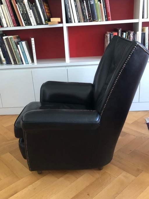 Ledersessel – fauteuils, Leather, Wood (photo 2 of 5)