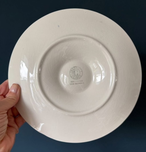 Assiette d'huîtres Chantilly France pour 6 huîtres