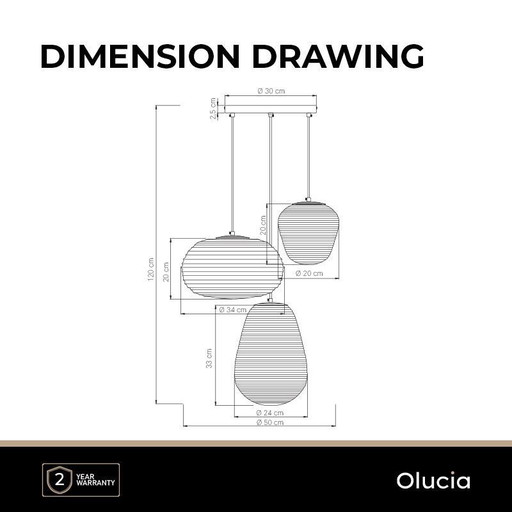 Olucia Davide Pendelleuchte (neu!)