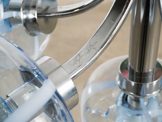 Image 1 of Chandelier, Italian design, Murano glass, 1970s, manufactured in Italy