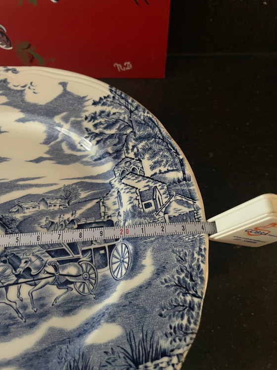Lunéville Vintage Plates, Luneville, Crockery, Ceramic, Blue (photo 7 of 8)