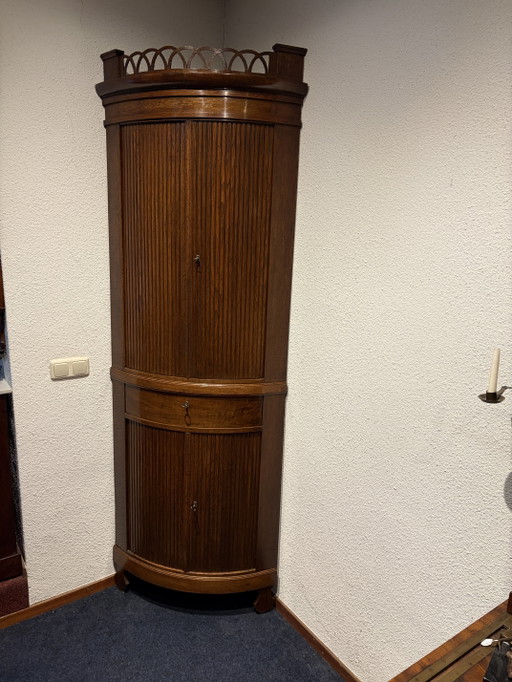 Rare corner cabinet made of North Holland oak – kasten, Wood