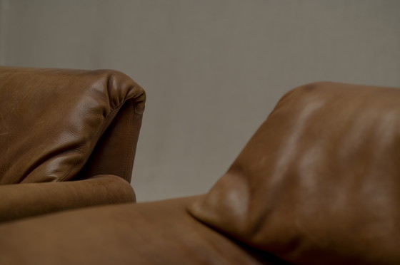 Image 1 of Set Of Two Hans Kaufeld Leather Easy Chairs