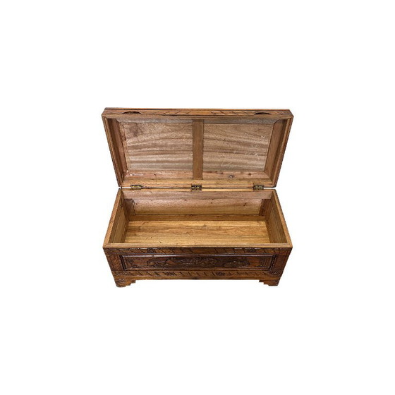 Baule cinese vintage in legno di canfora, 2ª metà del XX secolo – Armadi contenitori, Wood (photo 7 of 7)