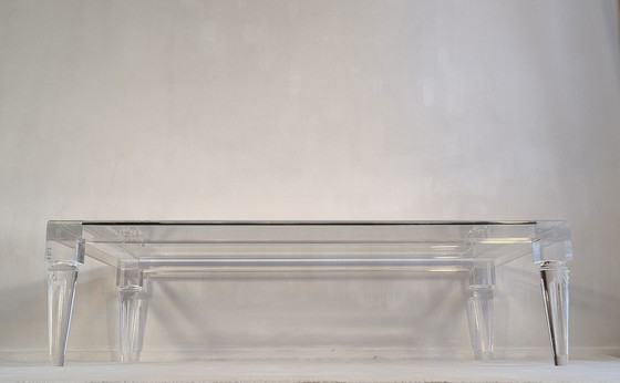 Image 1 of ✨💎 Exceptionnelle grande table basse FABIANART – Altuglas massif – Made in Italy 💎✨