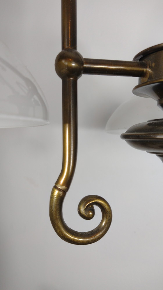 Image 1 of Vintage kroonluchter kleur Messing