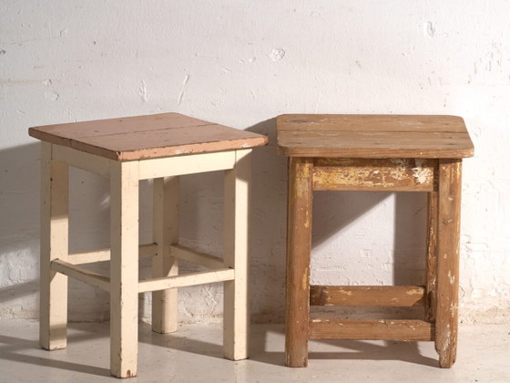 Comodini antichi in legno di pino – Europa Centrale, circa 1940 #2 – Rustic (photo 2 of 40)