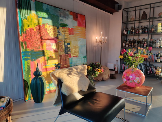 Image 1 of Abstraktes Gemälde mit Acrylfarben.