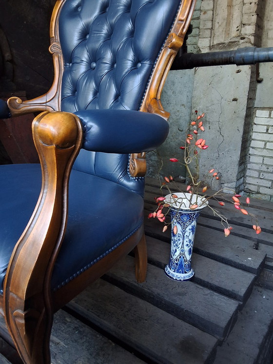 Image 1 of Baroque Victorian Chesterfield armchair