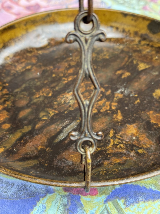 Image 1 of ⚖️ Tuscan Brass Scale | Italy | 1930–1940