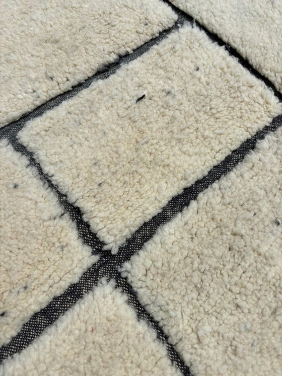 Image 1 of Tapis marocain blanc sur mesure, 400 x 300 cm, tapis berbère