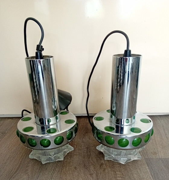 Image 1 of Lampes suspendues style spatial/rétro