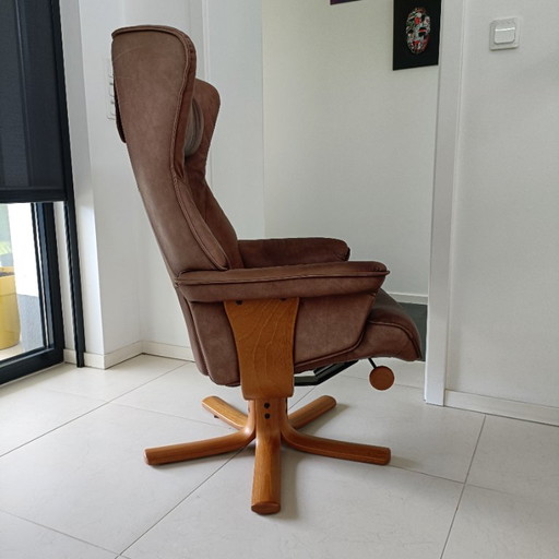 Hjellebjerge Draaifauteuil Eighties – draaistoelen, Leather, Metal (photo 2 of 14)