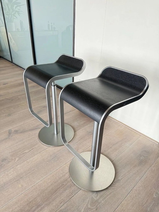 Een prachtige set originele LaPalma LEM barkrukken