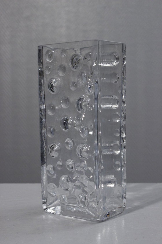 Image 1 of Vase verre Bubble design Erich Jachmann pour WMF Allemagne 1970s