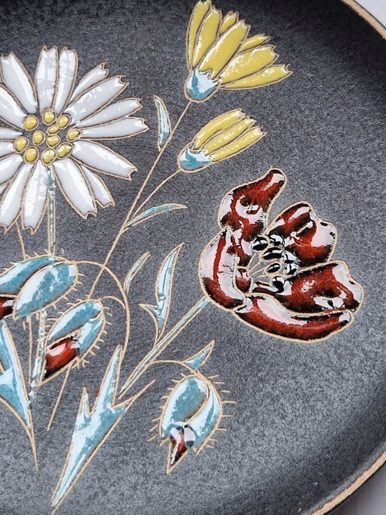 Image 1 of Ruscha.Floral wall pate.60'Germany.