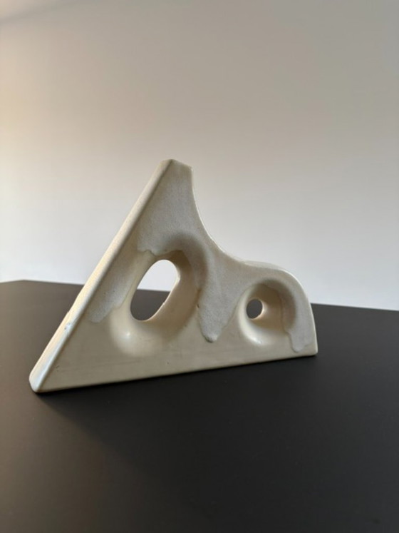 Organic ceramic design vase – ecru/cream (photo 8 of 13)