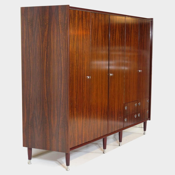 Image 1 of Large vintage 5-door mid-century design closet, 1960s
