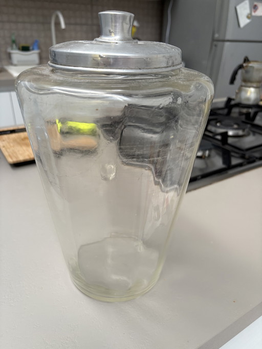 Vase en verre vintage