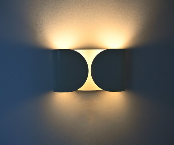 Image 1 of Applique Foglio Blanche par Tobia & Afra Scarpa pour Flos, 1960s