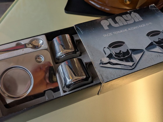 Image 1 of Elektra Micro Casa Lever S1 + macinacaffè Elektra + base Elektra SB + tazze Playa in acciaio inox