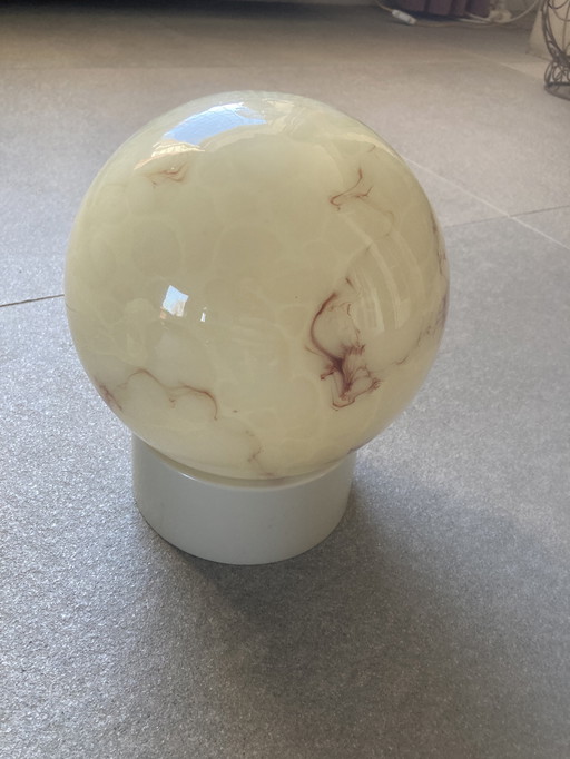 Thabur Art Deco ceiling lamp marbled