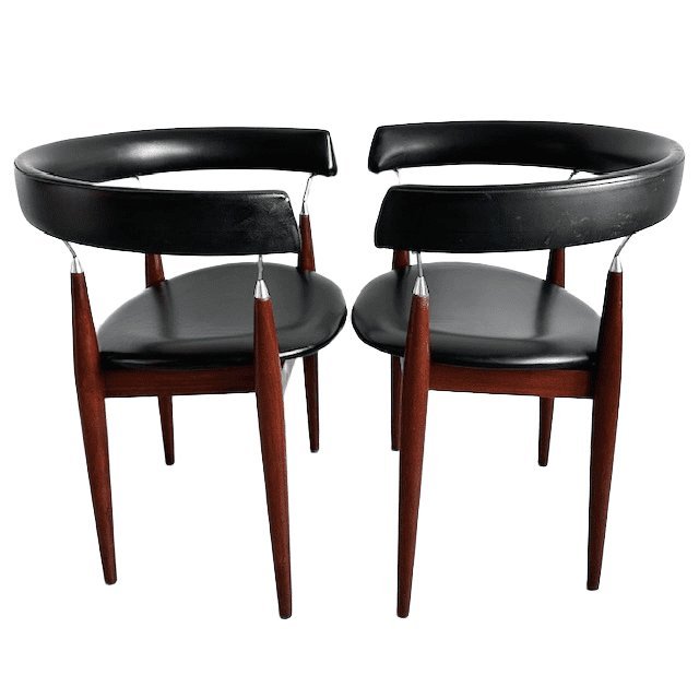 Set of vintage Rondo Jan Lunde Knutsen Sørli Fabrikker dining room